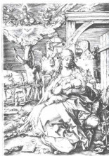 Копия картины "дева мария у ворот" художника "дюрер альбрехт"