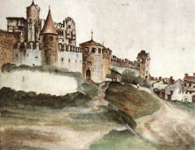 Репродукция картины "замок в тренто" художника "дюрер альбрехт"