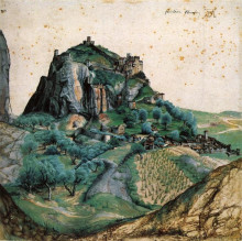 Картина "вид на долину арко в тироле" художника "дюрер альбрехт"