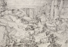 Картина "христос на масличной горе" художника "дюрер альбрехт"