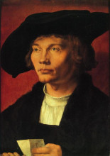 Копия картины "портрет бернхарда фон реезен" художника "дюрер альбрехт"