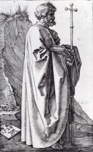 Копия картины "св. филипп" художника "дюрер альбрехт"