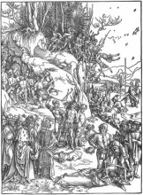 Репродукция картины "десять тысяч мучеников" художника "дюрер альбрехт"