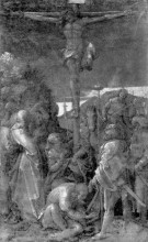 Репродукция картины "христос на кресте" художника "дюрер альбрехт"