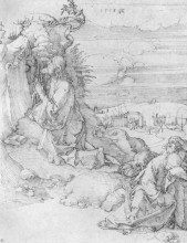 Картина "христос на масличной горе" художника "дюрер альбрехт"