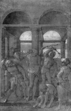 Копия картины "бичевание христа" художника "дюрер альбрехт"