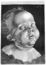 Копия картины "голова ребенка" художника "дюрер альбрехт"
