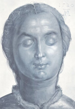 Копия картины "голова молодой женщины" художника "дюрер альбрехт"