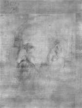Картина "голова павла" художника "дюрер альбрехт"