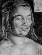 Копия картины "портрет крестьянки из виндиша" художника "дюрер альбрехт"