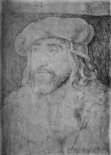 Репродукция картины "портрет кристиана ii, короля дании" художника "дюрер альбрехт"