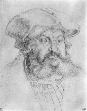 Копия картины "портрет фридриха мудрого, курфюрста саксонии" художника "дюрер альбрехт"