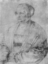 Копия картины "портрет маргариты фон бранденбург ансбах" художника "дюрер альбрехт"