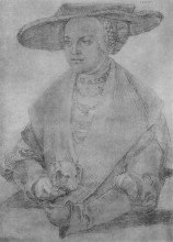 Копия картины "портрет сусанны фон бранденбург ансбах" художника "дюрер альбрехт"
