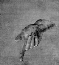 Репродукция картины "правая рука апостола" художника "дюрер альбрехт"