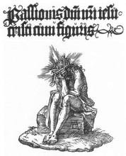 Репродукция картины "малые “страсти христовы”, титульная страница" художника "дюрер альбрехт"
