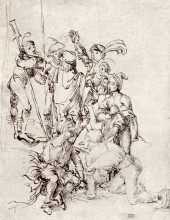 Картина "солдаты под крестом" художника "дюрер альбрехт"