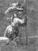 Копия картины "св. христофор" художника "дюрер альбрехт"