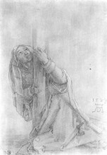 Копия картины "св. магдалина у креста" художника "дюрер альбрехт"