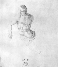 Копия картины "этюд тела христа" художника "дюрер альбрехт"