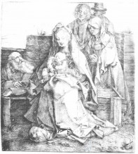 Картина "святое семейство" художника "дюрер альбрехт"