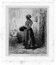 Репродукция картины "femme" художника "жак шарль эмиль"