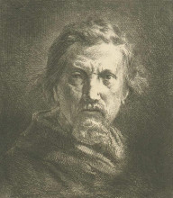 Копия картины "self-portrait" художника "жак шарль эмиль"