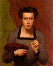 Копия картины "portrait de l&#39;artiste" художника "жанмо луи"