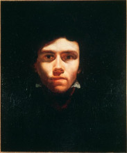 Копия картины "portrait of eugene delacroix" художника "жерико теодор"