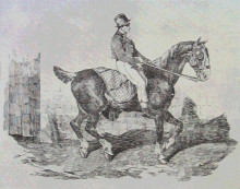 Репродукция картины "horse&#160;carriage" художника "жерико теодор"