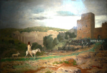 Копия картины "entry of the christ in jerusalem" художника "жером жан-леон"