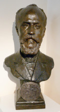 Репродукция картины "bust of paul reclus" художника "жером жан-леон"