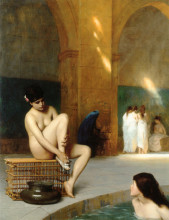 Копия картины "nude woman" художника "жером жан-леон"