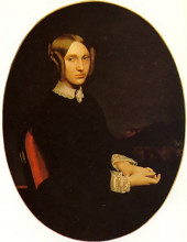Копия картины "portrait of a lady" художника "жером жан-леон"
