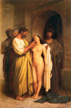 Репродукция картины "purchase of a slave" художника "жером жан-леон"