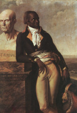 Копия картины "portrait of jean-baptiste belley" художника "жироде-триозон анн-луи"