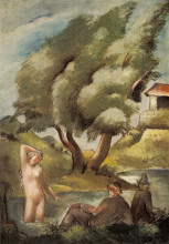 Картина "bathing (pastoral)" художника "зак евгений савельевич"
