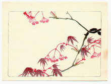 Картина "red maple - hana kurabe" художника "зешин шибата"