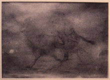 Репродукция картины "drawing of a camel and rider" художника "икинс томас"