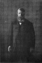 Репродукция картины "portrait of george f. barker" художника "икинс томас"