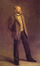 Копия картины "portrait of john mclure hamilton" художника "икинс томас"