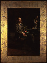 Копия картины "portrait of henry augustus rowland" художника "икинс томас"