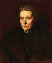 Репродукция картины "portrait of a woman" художника "икинс томас"