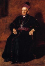 Копия картины "archbishop william henry elder" художника "икинс томас"