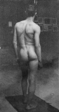 Копия картины "male nude (samuel murray)" художника "икинс томас"
