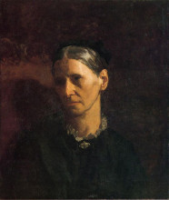 Репродукция картины "portrait of mrs. james w. crowell" художника "икинс томас"