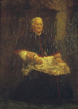Репродукция картины "archbishop james frederick wood" художника "икинс томас"