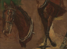 Картина "study for the fairman rogers four in hand" художника "икинс томас"