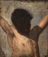 Репродукция картины "sketch for the crucifixion" художника "икинс томас"