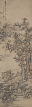 Репродукция картины "landscape after dong yuan" художника "ин лань"
